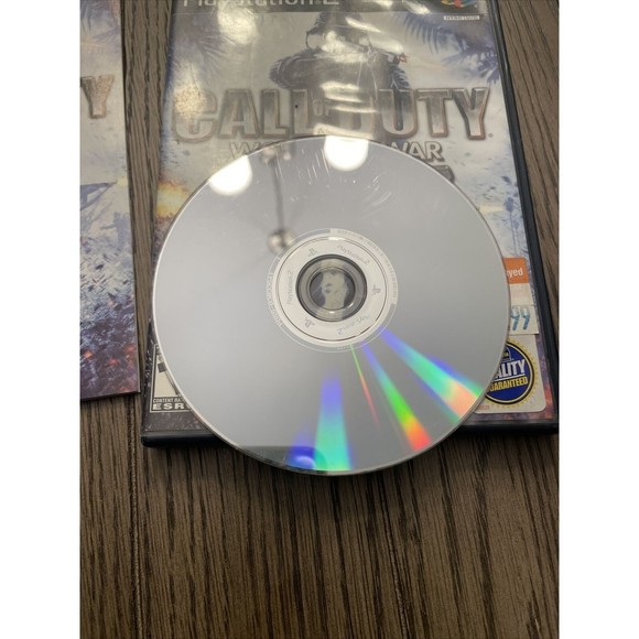 Call of Duty World at War Final Fronts Playstation 2 PS2 Blockbuster Stickers - Picture 4 of 6